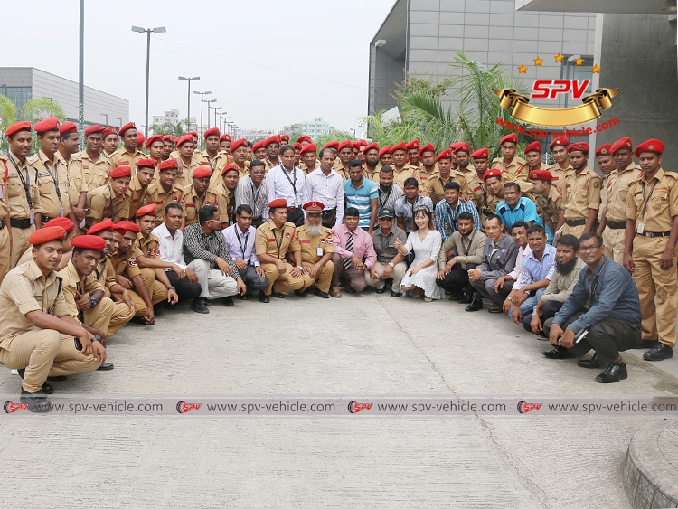 On site training in Bangladesh